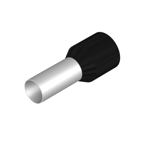 WEIDMÜLLER - Aderendhülse, isoliert, 25mm², Abisolierlänge: 18mm, schwarz
