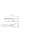 WEIDMÜLLER - Kabelschuh, Isolation: vorhanden, Leiteranschlussquerschnitt, max.: 2.5 mm²