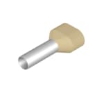 WEIDMÜLLER - Aderendhülse, Zwillings-Aderendhülse, 10mm², Abisolierlänge: 23mm, elfenbein