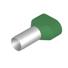 WEIDMÜLLER - Aderendhülse, Zwillings-Aderendhülse, 16mm², Abisolierlänge: 20mm, grün