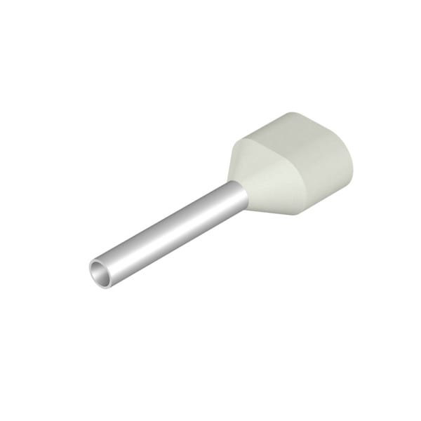 WEIDMÜLLER - Aderendhülse, Zwillings-Aderendhülse, 0.5mm², Abisolierlänge: 13mm, weiß