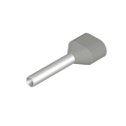 WEIDMÜLLER - Aderendhülse, Zwillings-Aderendhülse, 0.75mm², Abisolierlänge: 13mm, grau