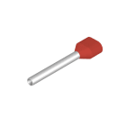 WEIDMÜLLER - Aderendhülse, Zwillings-Aderendhülse, 1mm², Abisolierlänge: 22mm, rot