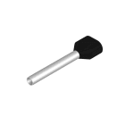WEIDMÜLLER - Aderendhülse, Zwillings-Aderendhülse, 1.5mm², Abisolierlänge: 21mm, schwarz