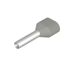 WEIDMÜLLER - Aderendhülse, Zwillings-Aderendhülse, 2.5mm², Abisolierlänge: 15mm, grau