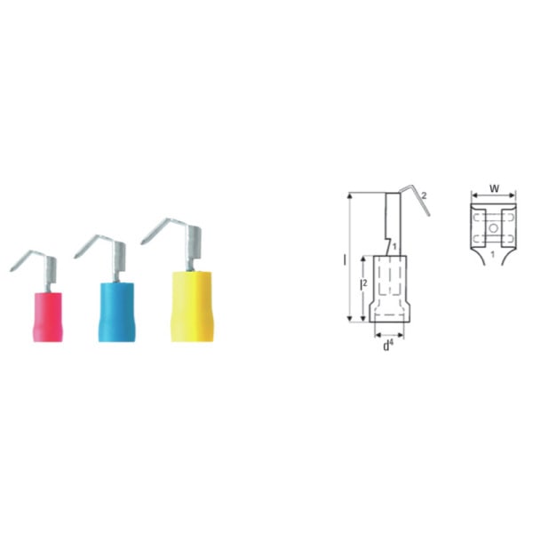 WEIDMÜLLER - Kabelschuh, Isolation: vorhanden, Leiteranschlussquerschnitt, max.: 2.5 mm²