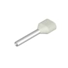 WEIDMÜLLER - Aderendhülse, Zwillings-Aderendhülse, 0.75mm², Abisolierlänge: 21mm, weiß