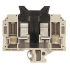 WEIDMÜLLER - Sicherungs-Reihenklemme, Schraubanschl, 10mm², 250V, 6.3A, dunkelbeige