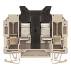 WEIDMÜLLER - Sicherungs-Reihenklemme, Schraubanschl, 10mm², 250V, 6.3A, dunkelbeige