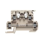 WEIDMÜLLER - Sicherungs-Reihenklemme, Schraubanschl, 4mm², 6.3A, dunkelbeige