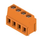 WEIDMÜLLER - Leiterplattenklemme, 5.08mm, Polzahl:4, Abgang: 90°, Zugbügelanschluss