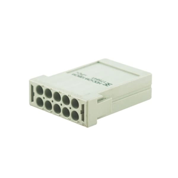 WEIDMÜLLER - HDC-Einsatz Buchse, 250V, 10A, Pole:10, Crimpanschl