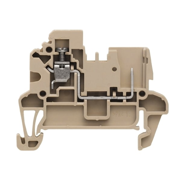 WEIDMÜLLER - Durchgangs-Reihenklemme, Schraubanschl, 2.5mm², 500V, 24A