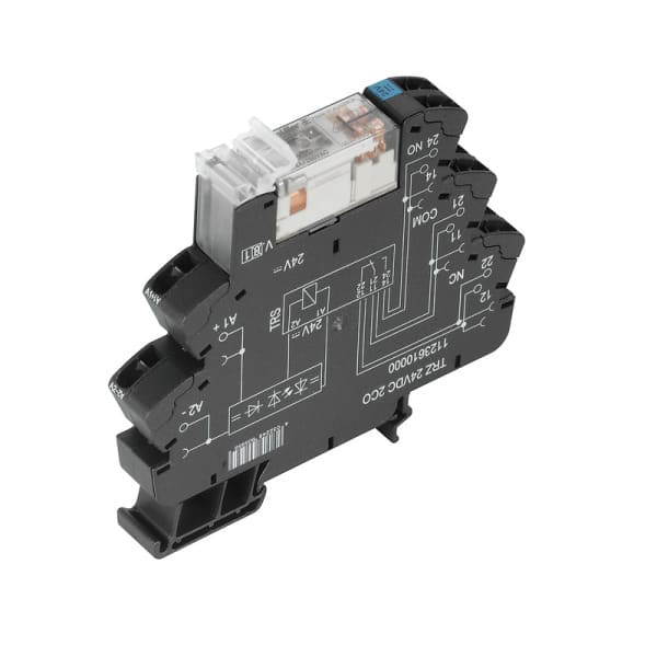 WEIDMÜLLER - Koppelrelais, 24 V DC ±20 %, 2 Wechsler (AgNi)
