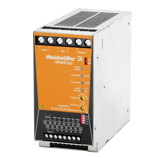 WEIDMÜLLER - USV Steuereinheit, 24VDC ± 1 %, 20A  40 °C