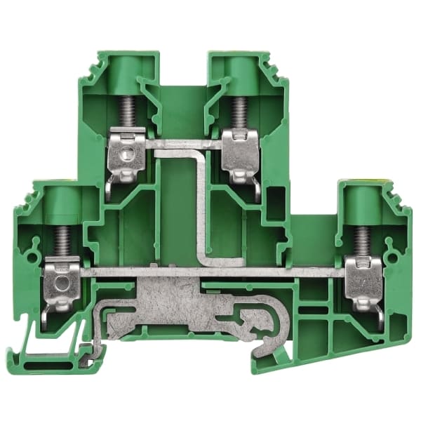 WEIDMÜLLER - Schutzleiter-Reihenklemme, Schraubanschl, 10mm², 800V, 57A, grün/gelb