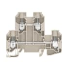 WEIDMÜLLER - Mehrstock-Reihenklemme, Schraubanschl, 10mm², 800V, 57A, dunkelbeige