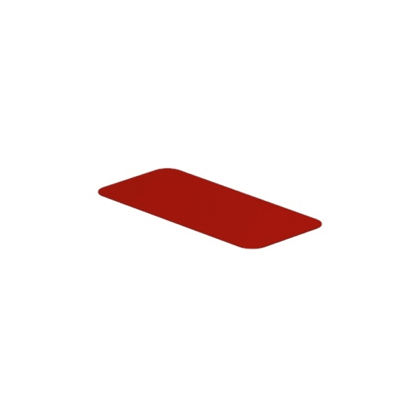 WEIDMÜLLER - Gerätemarkierung, halogenfrei, selbstklebend, 27mm, Polyester, rot