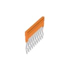 WEIDMÜLLER - Querverbinder, gesteckt, Pole:10, Raster 6.1mm, Isol., 32A, orange