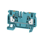 WEIDMÜLLER - Durchgangs-Reihenklemme, PUSH IN, 4mm², 800V, 32A, blau