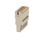 WEIDMÜLLER - Stecker (Klemmen), PUSH IN, 2.5mm², 800, 24A, Polzahl: 7, dunkelbeige
