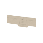 WEIDMÜLLER - Abschlussplatte (Klemmen), 84.65x2.1mm, dunkelbeige