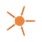 WEIDMÜLLER - Kodierelement (Klemmen), Wemid, orange, Breite: 3.3mm