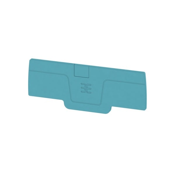 WEIDMÜLLER - Abschlussplatte (Klemmen), 75.55x2.1mm, blau
