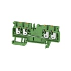 WEIDMÜLLER - Durchgangs-Reihenklemme, PUSH IN, 2.5mm², 800V, 24A, grün