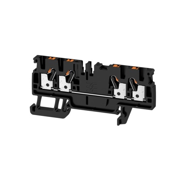 WEIDMÜLLER - Durchgangs-Reihenklemme, PUSH IN, 2.5mm², 800V, 24A, schwarz