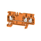 WEIDMÜLLER - Durchgangs-Reihenklemme, PUSH IN, 2.5mm², 800V, 24A, orange