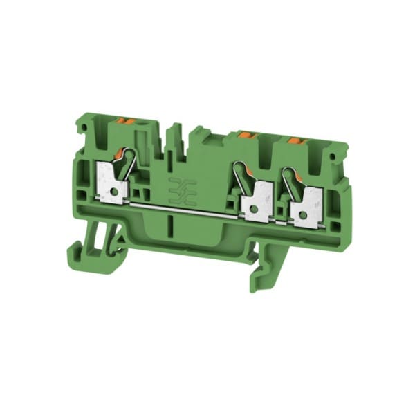 WEIDMÜLLER - Durchgangs-Reihenklemme, PUSH IN, 2.5mm², 800V, 24A, grün