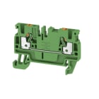 WEIDMÜLLER - Durchgangs-Reihenklemme, PUSH IN, 2.5mm², 800, 24A, grün
