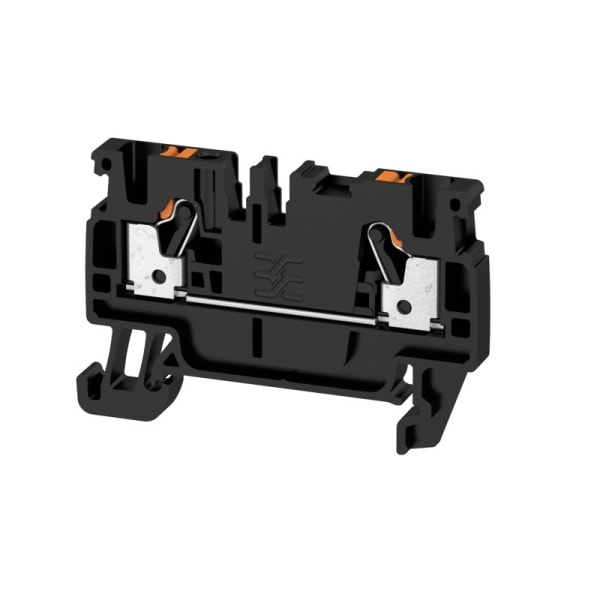 WEIDMÜLLER - Durchgangs-Reihenklemme, PUSH IN, 2.5mm², 800, 24A, schwarz
