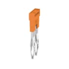 WEIDMÜLLER - Querverbinder, gesteckt, Pole:2, Raster 5.1mm, Isol., 24A, orange
