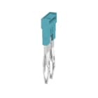 WEIDMÜLLER - Querverbinder, gesteckt, Pole:2, Raster 5.1mm, Isol., 24A, blau