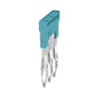 WEIDMÜLLER - Querverbinder, gesteckt, Pole:3, Raster 5.1mm, Isol., 24A, blau