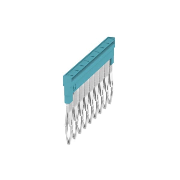 WEIDMÜLLER - Querverbinder, gesteckt, Pole:9, Raster 5.1mm, Isol., 24A, blau