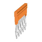 WEIDMÜLLER - Querverbinder, gesteckt, Pole:5, Raster 6.1mm, Isol., 32A, orange