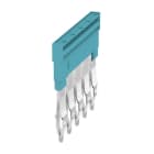 WEIDMÜLLER - Querverbinder, gesteckt, Pole:5, Raster 6.1mm, Isol., 32A, blau