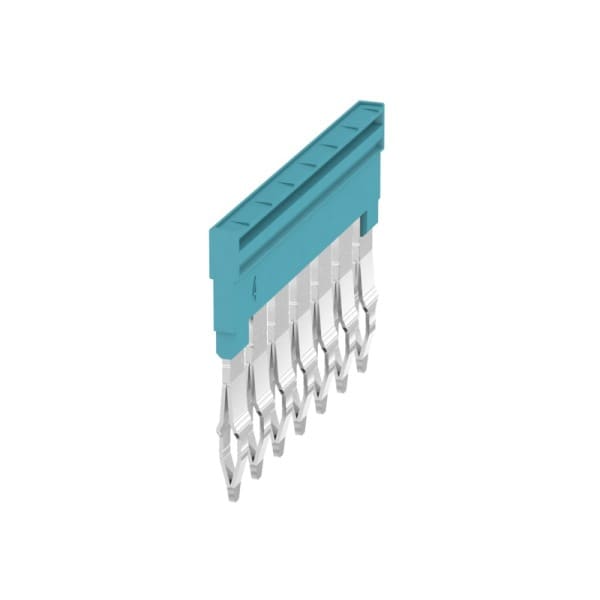 WEIDMÜLLER - Querverbinder, gesteckt, Pole:7, Raster 6.1mm, Isol., 32A, blau