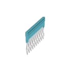 WEIDMÜLLER - Querverbinder, gesteckt, Pole:10, Raster 6.1mm, Isol., 32A, blau