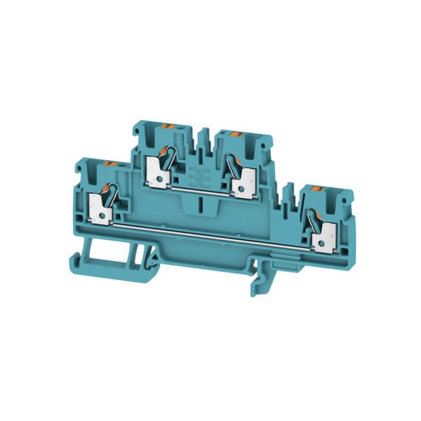 WEIDMÜLLER - Mehrstock-Reihenklemme, PUSH IN, 2.5mm², 800V, 24A, blau