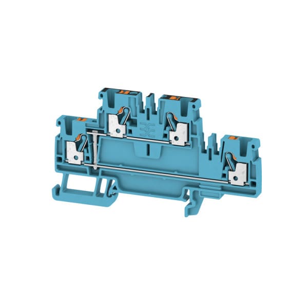 WEIDMÜLLER - Mehrstock-Reihenklemme, PUSH IN, 2.5mm², 800V, 24A, blau
