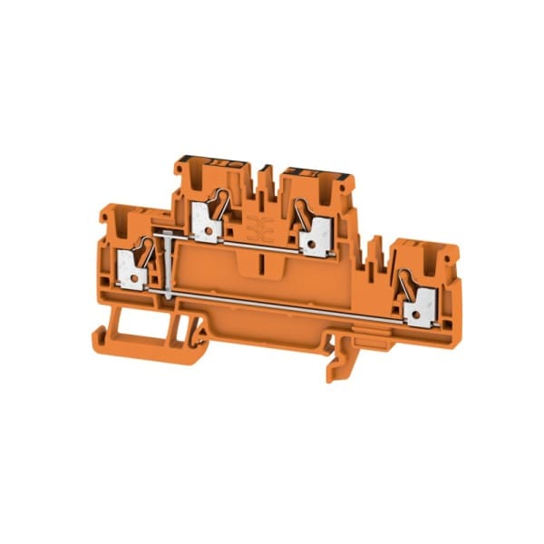 WEIDMÜLLER - Mehrstock-Reihenklemme, PUSH IN, 2.5mm², 800V, 24A, orange