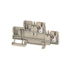 WEIDMÜLLER - Mehrstock-Reihenklemme, PUSH IN, 2.5mm², 800V, 24A, dunkelbeige