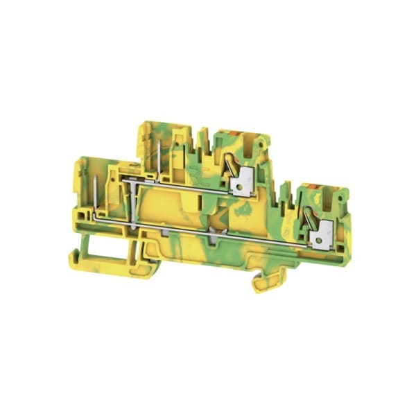 WEIDMÜLLER - Schutzleiter-Reihenklemme, PUSH IN, 2.5mm², grün/gelb