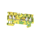 WEIDMÜLLER - Schutzleiter-Reihenklemme, PUSH IN, 1.5mm², 500V, grün/gelb