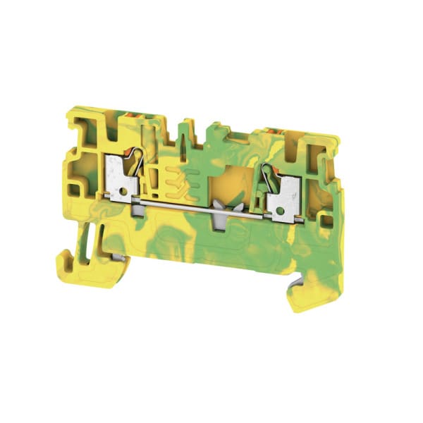 WEIDMÜLLER - Schutzleiter-Reihenklemme, PUSH IN, 1.5mm², 500V, grün/gelb