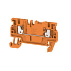 WEIDMÜLLER - Durchgangs-Reihenklemme, PUSH IN, 1.5mm², 500V, 17.5A, orange